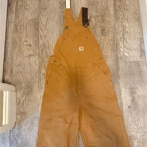 Carhartt Tan Bib Overalls